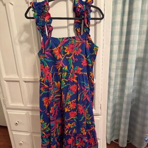 Jcrew Tropical Dress